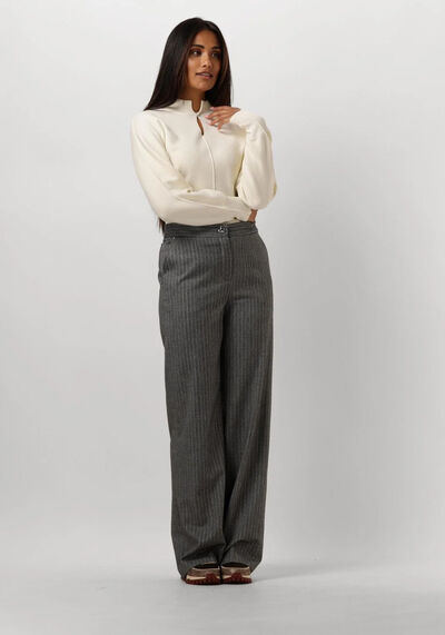 Nette grijze pantalon met beige trui